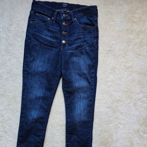 J Crew Factory Size 27 Button Fly High Rise Skinny - Picture 2 of 9